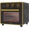 Elektrinė krosnelė HOMCOM 20 l mini orkaitė, picos orkaitė su konvekcijos funkcija, karšto oro orkaitė su kepimo skarda, grotelės, 90–230 ℃, 1400 W elektrinė mini orkaitė su 1 val. laikmačiu