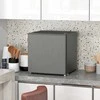 HOMCOM mini šaldiklis 35 L, elektrinis, laisvai pastatomas, 161 W, mini šaldymo dėžė, mini šaldytuvas nuo -14 iki -24 ℃, 5 lygių temperatūros reguliavimas, 47 x 44,2 x 48,8 cm, pilka