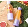Nešiojamas USB belaidis trintuvas kokteiliams 400ml, violetinis