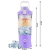 Plakiklis Nešiojamas USB trintuvas, 600ml, violetinis
