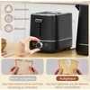 HOMCOM virdulio ir skrudintuvo rinkinys, 2200 W, 1,7 l virdulys, 2 riekelių skrudintuvas, 6 skrudinimo lygiai, pašildymo ir atitirpinimo funkcijos, pusryčių komplektas su kalkių filtru ir trupinių padėklu, juodas