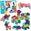 Lean Toys kaladėlės spalvotos 80 vnt.