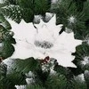 Kalėdinė dekoracija – puansetijos žiedas Springos 26 cm
