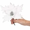 Kalėdinė dekoracija – puansetijos žiedas Springos 26 cm