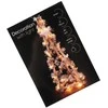 Medinė Kūčių eglutė su šviesos kūgiu - 68 cm su 40 LED