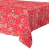 Excellent Houseware Kalėdinė staltiesė 180x130 cm - raudona, atspari dėmėms