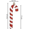 Kalėdinės dekoracijos Springos CA1437, 4 vnt., 12,5 cm