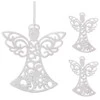 Kalėdiniai angelai Springos 10 cm, 3 vnt.