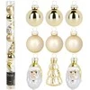 Party Deco Kalėdinės Dekoracijos Rinkinys 9vnt. Auksinės 3 / 5 cm