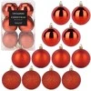 Christmas Decoration Kalėdiniai Žaislai Rinkinys 12 Vnt. Raudoni 6 cm