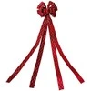 Christmas Decoration Dekoratyvinė juosta Kalėdų eglutei Raudona 130x33 cm