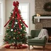 Christmas Decoration Dekoratyvinė juosta Kalėdų eglutei Raudona 130x33 cm