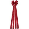 Christmas Decoration Dekoratyvinė juosta Kalėdų eglutei Raudona 130x33 cm