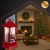 Raudona LED Christmas Lantern Ruhhy 26752