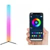 Pakabinamas šviestuvas Kampinė LED grindų lempa RGB su programėle 150 cm