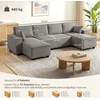 Kampinė sofa 311 x 154 x 91 cm