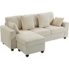 Kampinė sofa smėlinė