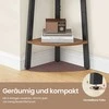 Songmics Kampinis lentyna 34x125x34 cm, 4 lentynos