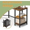 Songmics Vasagle Pramoninės išvaizdos kampinis stalas