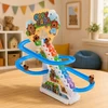 Lean Toys Kapibarų traselė su judančiais laiptais, 3 figūrėlės