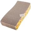 Cardboard cat scratcher horizontal wave catnip