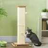 "PawHut 3-in-1" draskyklė, 87 cm draskyklė, sizalio draskyklė katėms su kamuoliuku, draskyklė katėms, kačių draskymo baldai, vidaus, ąžuolinė