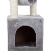 Cat scratching post medžio house tower bed 92cm