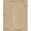 Songmics Katės draskyklė FEANDREA 71 cm, šviesiai pilkas
