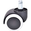 Rubber swivel chair castors 5pcs, modelis