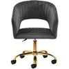 Fotelis Activeshop Biuro kėdė su ratukais 4Rico QS-OF212G Velvet Pilkas