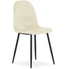 Leobert Kėdė COMO su aksominio audinio sėdyne, smėlio spalvos, 87,5 × 44,5 × 50,5 cm, 3 vnt.