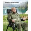 Kempingo kėdė juoda