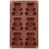 Kepimo forma meškiuko formos 30 × 17,5 × 2 cm