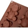 Kepimo forma meškiuko formos 30 × 17,5 × 2 cm