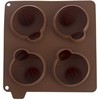 Orion silikoninė forma sausainiams vištos formai ruda 18 x 17.5 cm