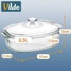 Kepimo indas su dangčiu 2,5 l
