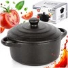 Excellent Houseware Kepimo indas su dangčiu 300 ml porcelianinis