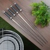 Hurt Net BBQ iešmų rinkinys 47 cm, nerūdijančio plieno, 4 vnt.