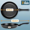 Vilde Granitinė patelnia 28 cm Juodoji linija