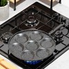Keptuvė kiaušiniams ar blynams Vilde Basic Line 30 cm granitinė 7 skyrių