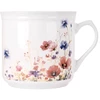 Keraminis puodelis su aguonų motyvu, įvairiaspalvis, 650 ml, 14 × 11 × 10 cm