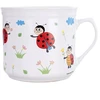 Keraminis puodelis su boružėlių motyvu, 650 ml, įvairiaspalvis, 14 × 11,5 × 10 cm