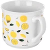 Keraminis puodelis su citrinų motyvu, įvairiaspalvis, 650 ml