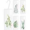 Home Styling Collection Pakabinamas oro drėkintuvas, keraminis, baltos spalvos su augalų motyvais, 300 ml