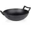 Ketaus wok keptuvė Vilde Cast Line 32 cm, juoda