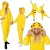 Springos Kigurumi pižama, dydis S, Pikachu dizainas