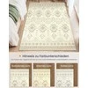 Songmics Kilimas 120 x 170 cm smėlio spalvos