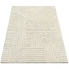 Songmics Kilimas 3D, skalbiamas skalbyklėje, kreminės baltos spalvos, 170 × 120 cm