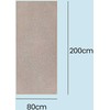 Songmics Kilimas 80 x 200 cm, smėlio spalvos