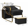 Activeshop Kirpyklos plautuvė Gabbiano Diana Gold Juodas